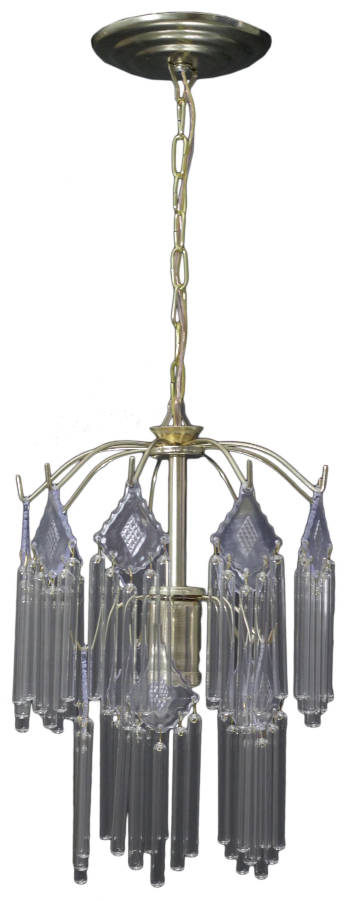 Lustre Aranha Dourado Com 70 Ampolas