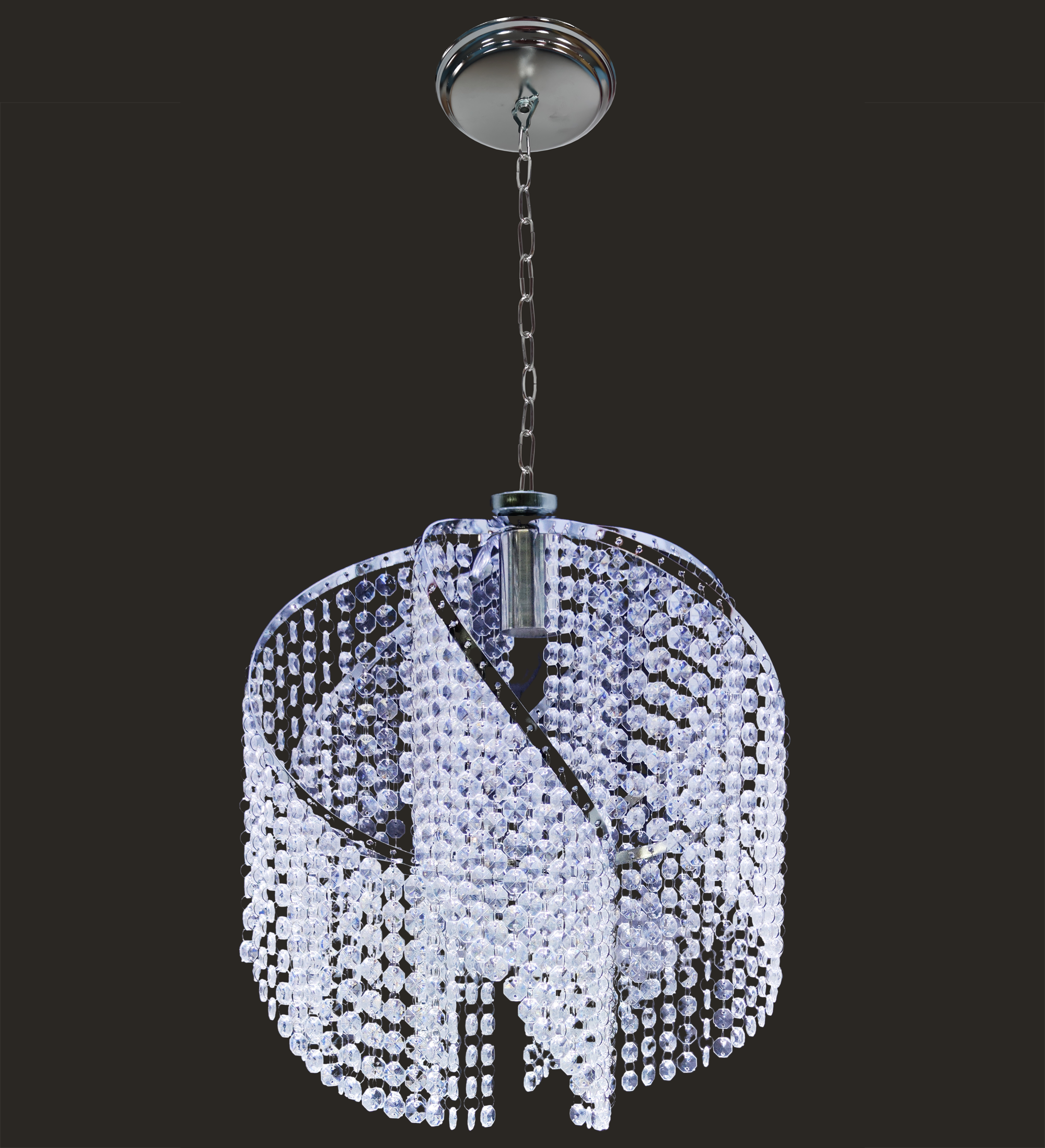 Lustre de cristal acr�lico Antu�rpia alto brilho