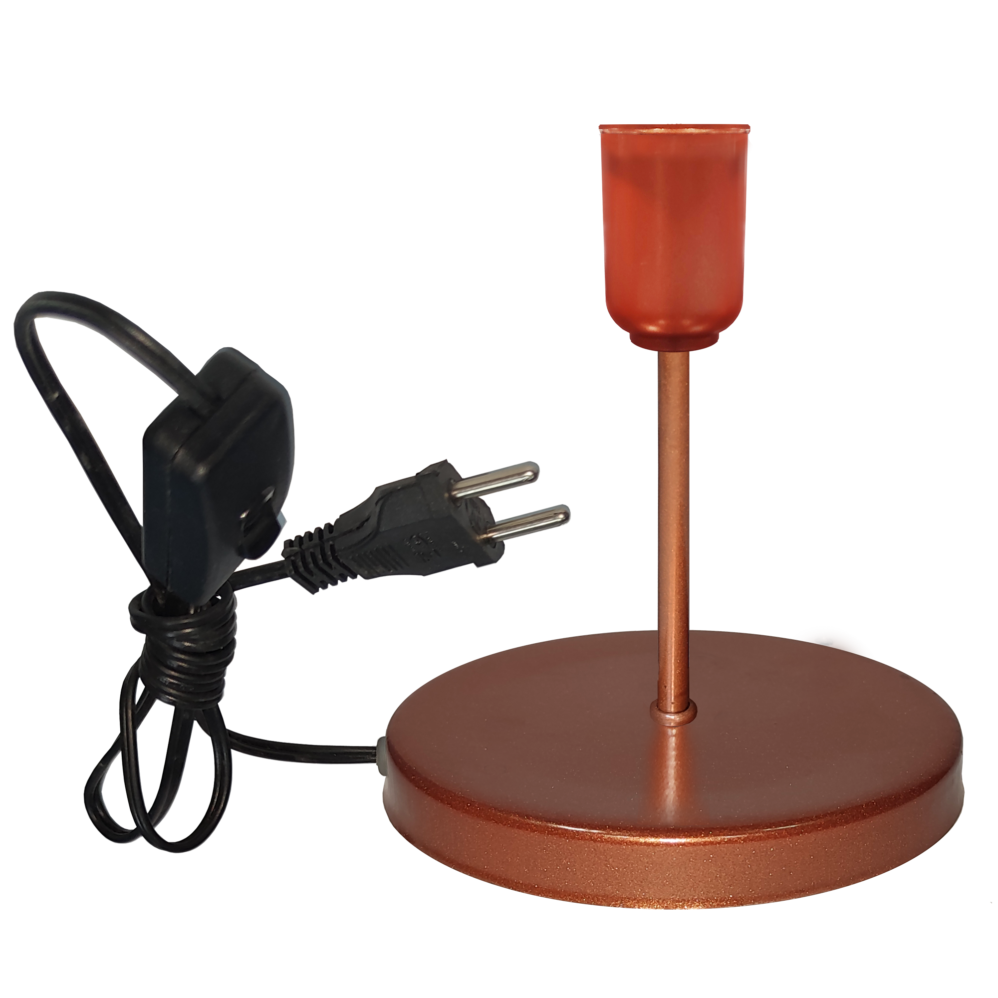 Abajur Mini Sem Aramado Cobre Soquete Liso                                                          