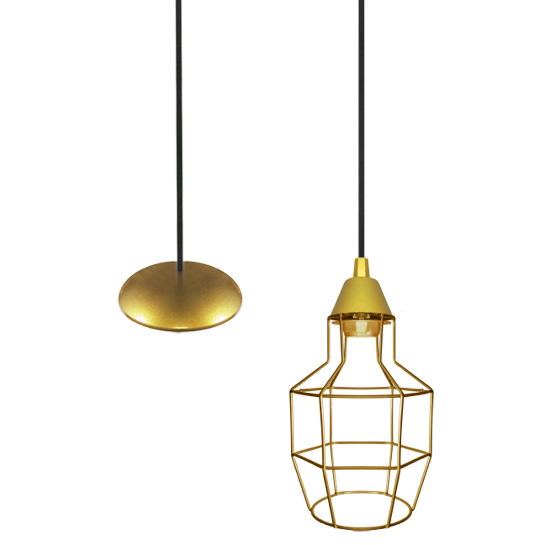 Pendente Aramado Granada Peq Dourado                                                                