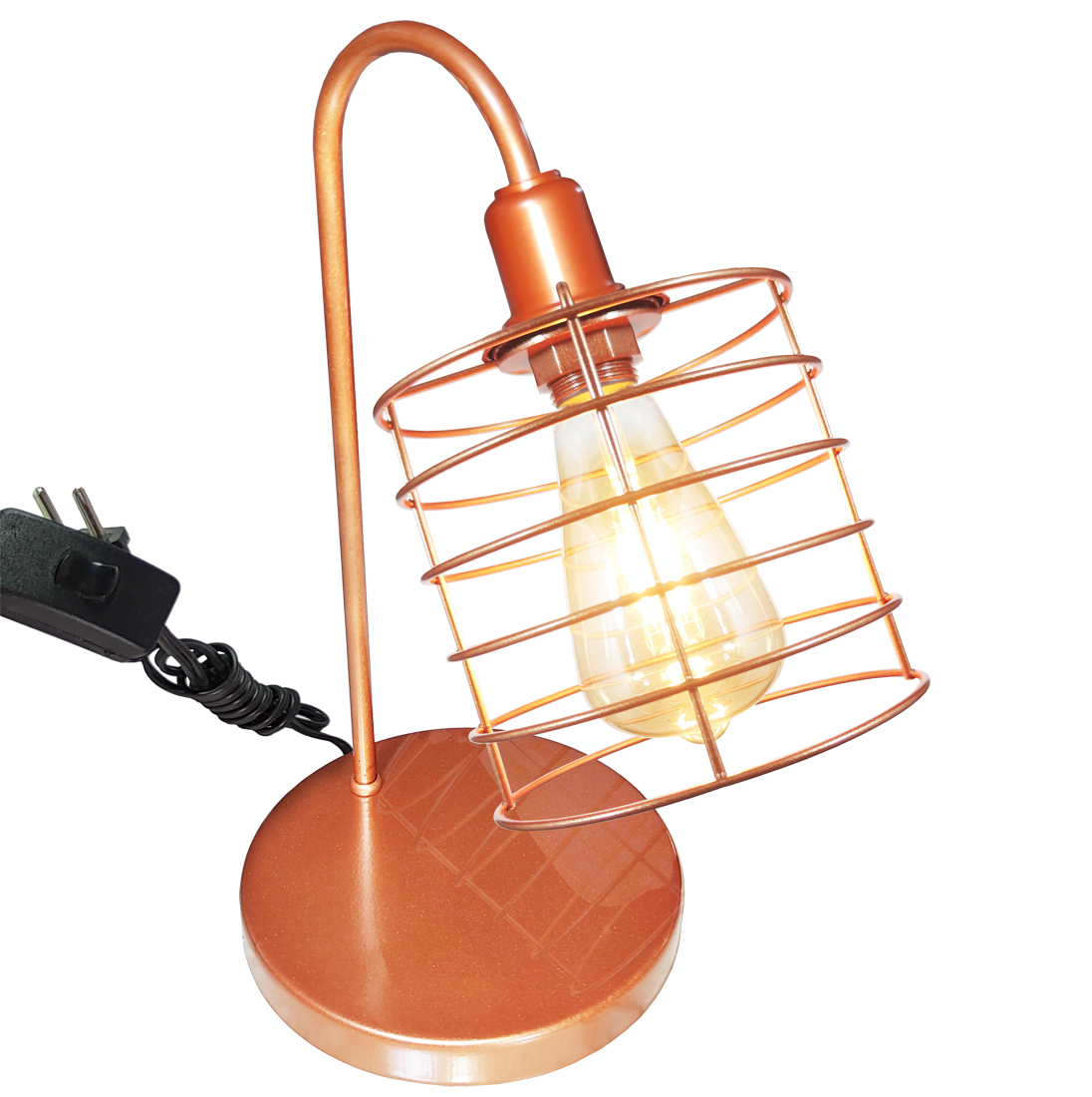 Lumin�ria de Mesa Aramado Chochin Cobre                                                             