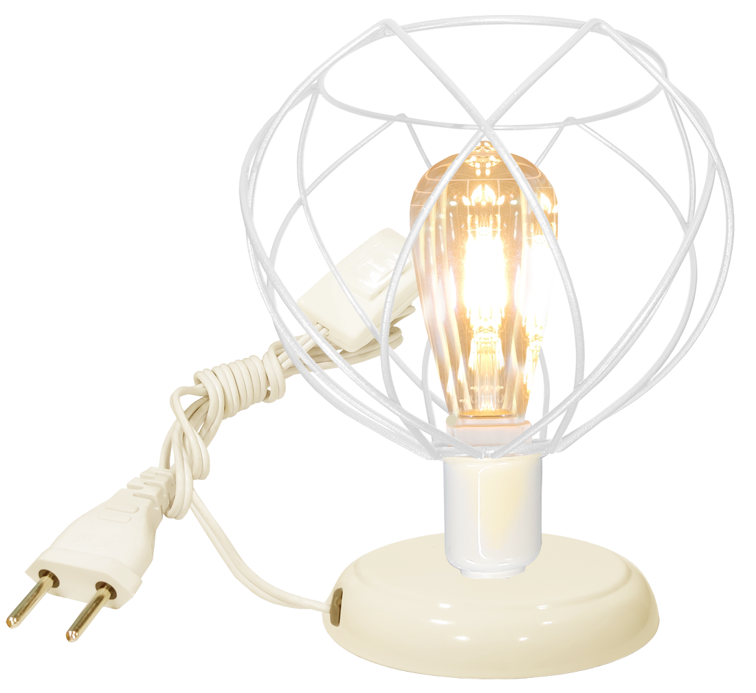 Abajur Aramado CROWN Branco                                                                         