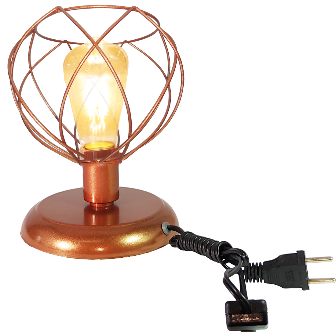 Abajur Aramado CROWN Cobre                                                                          