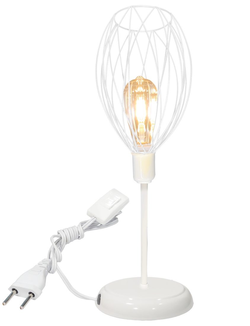 Abajur Classico Aramado Nest Branco                                                                 