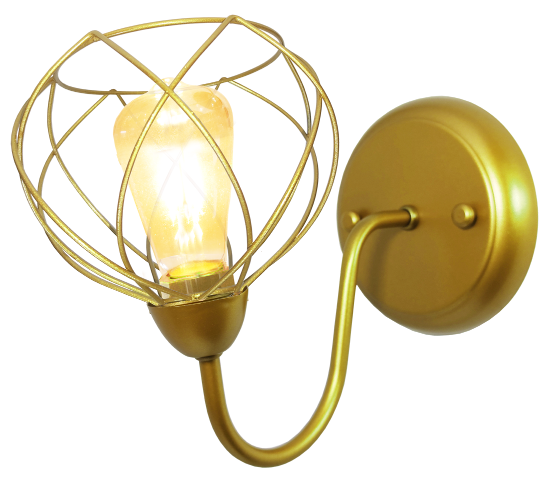 Arandela Aramado Crown Dourado                                                                      