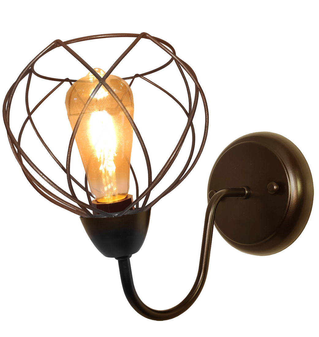 Arandela Aramado Crown Preto                                                                        