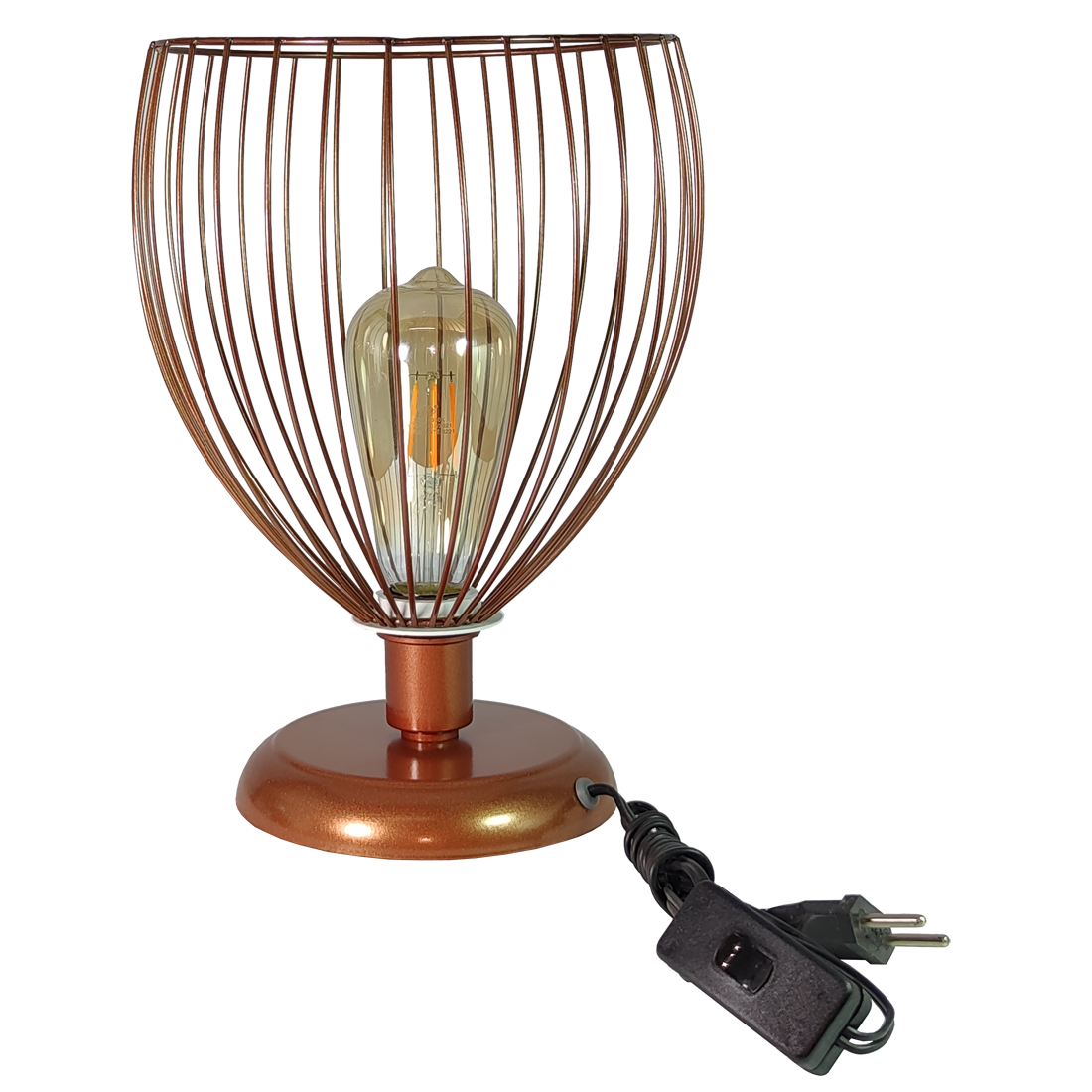 Abajur Aramado Balloon Cobre