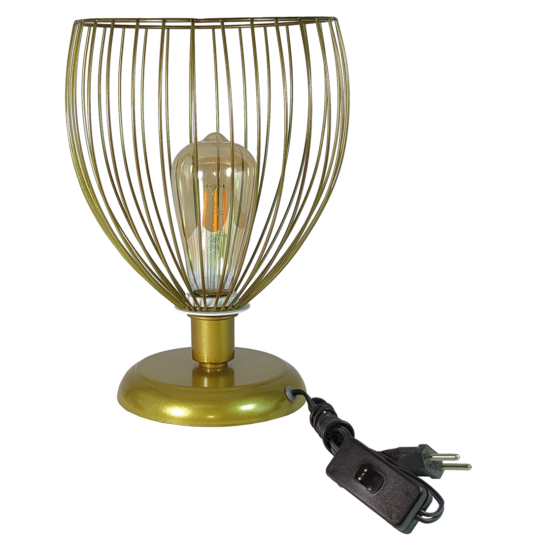 Abajur Aramado Balloon Dourado                                                                      