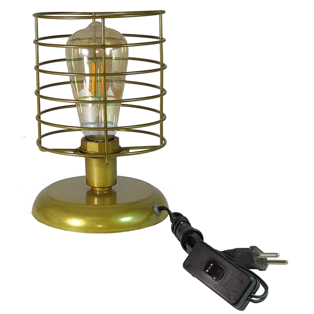 Abajur Aramado Chochin Dourado                                                                      