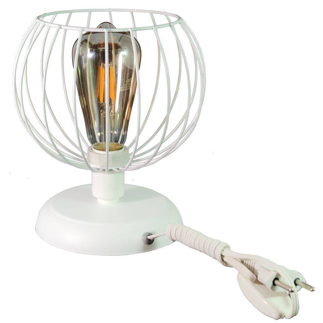 Abajur Aramado Tangerine Branco