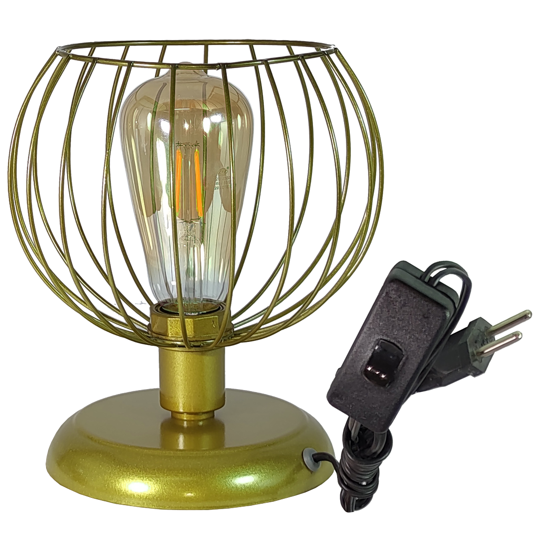 Abajur Aramado Tangerine Dourado                                                                    