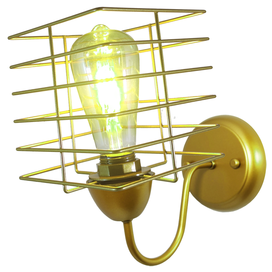 Arandela Aramado Boxy DOURADO                                                                       