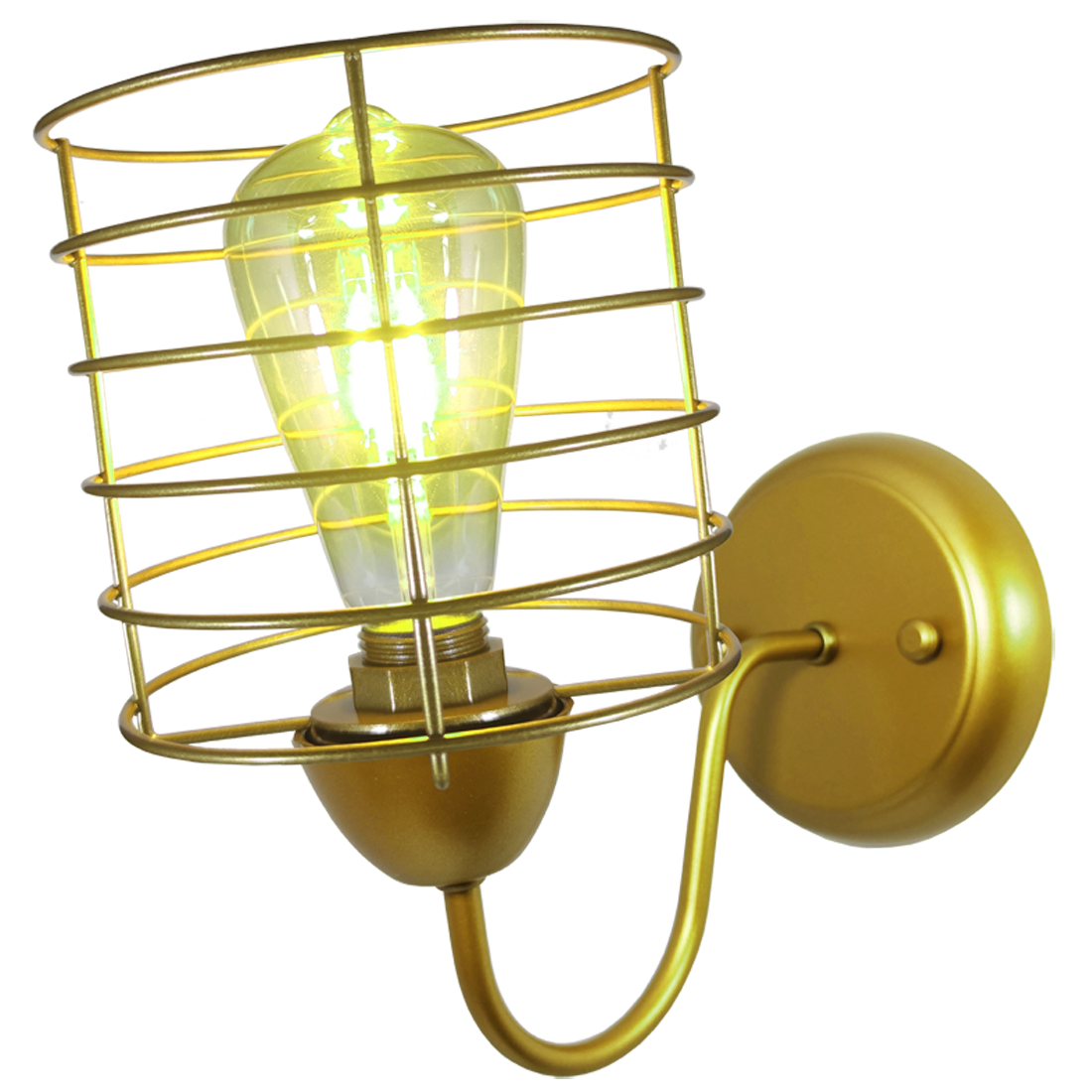 Arandela Aramado Chochin Dourado                                                                    